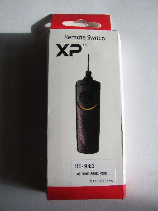 Controlo remoto com fios para canon 1100d 600d 550d 60d