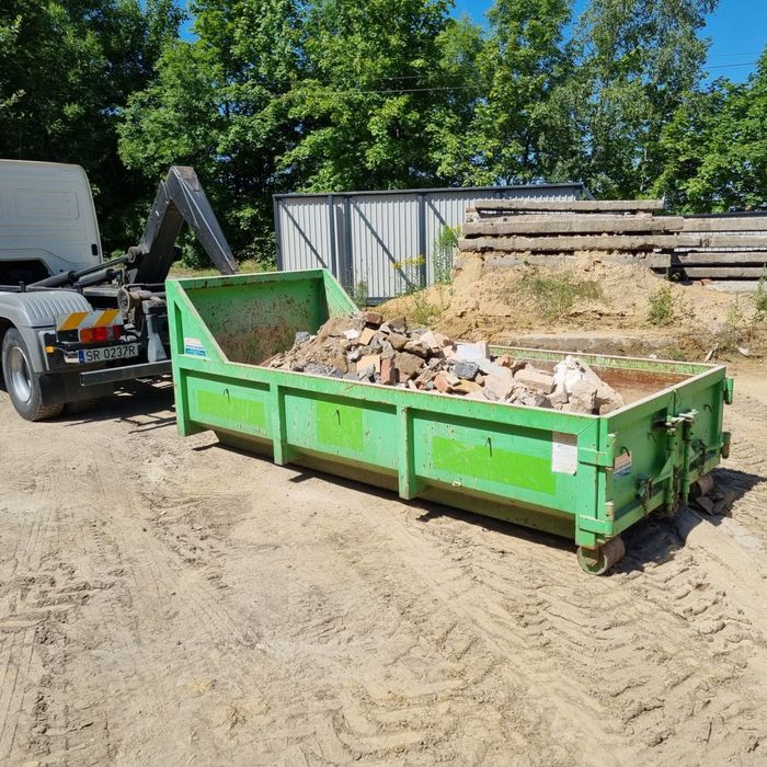 Wywóz gruzu wynajem kontenera gruz Rybnik Żory Jastrzębie Wodzisław
