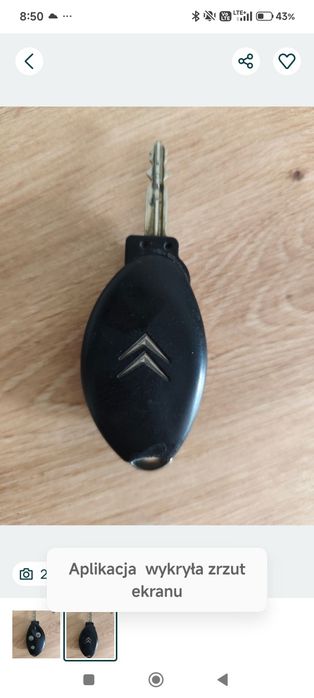 Kluczyk do Citroena C5