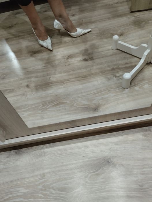Buty, czółenka ślubne 39