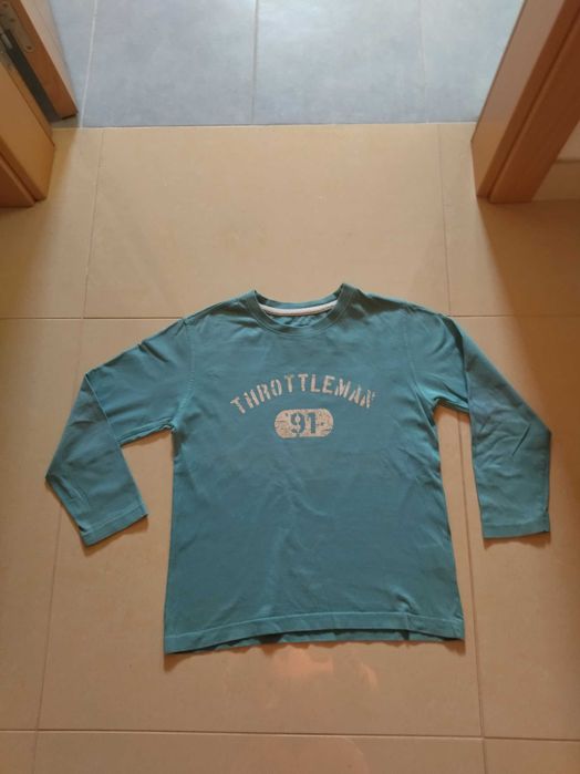 Sweatshirt verde Throttleman - Baixa de preço