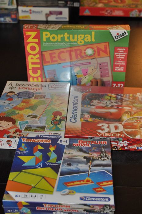 Conjunto 4 Jogos educativos em estado novo