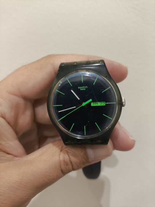 Swatch Azul e verde