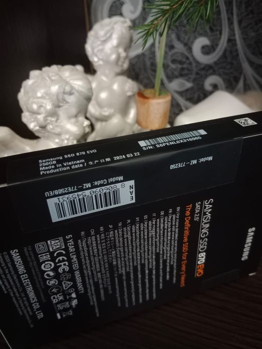 SSD накопичувач Samsung 870 EVO 250 GB