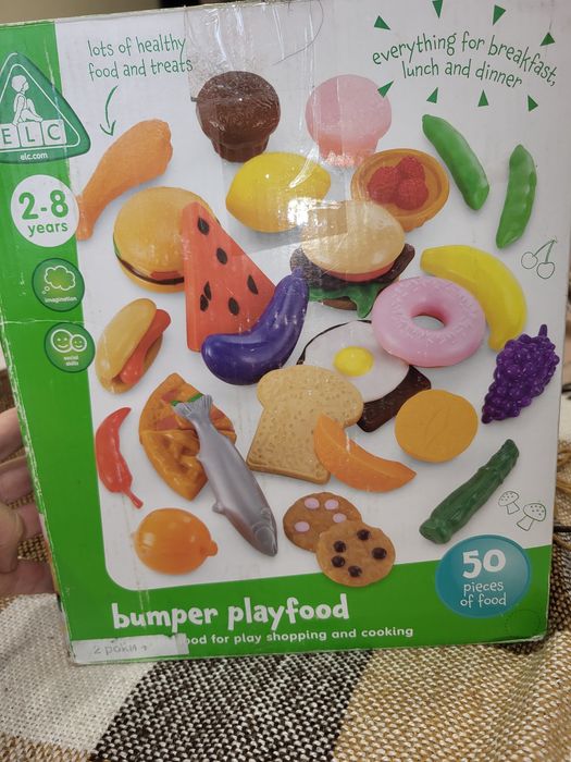 Ігровий набір пластик фігурок Їжа ELC bumper play food