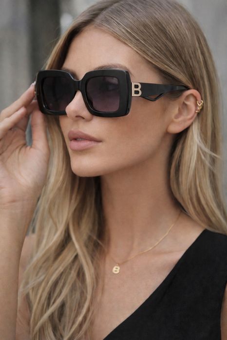 Burberry okulary przeciwsłoneczne damskie czarne