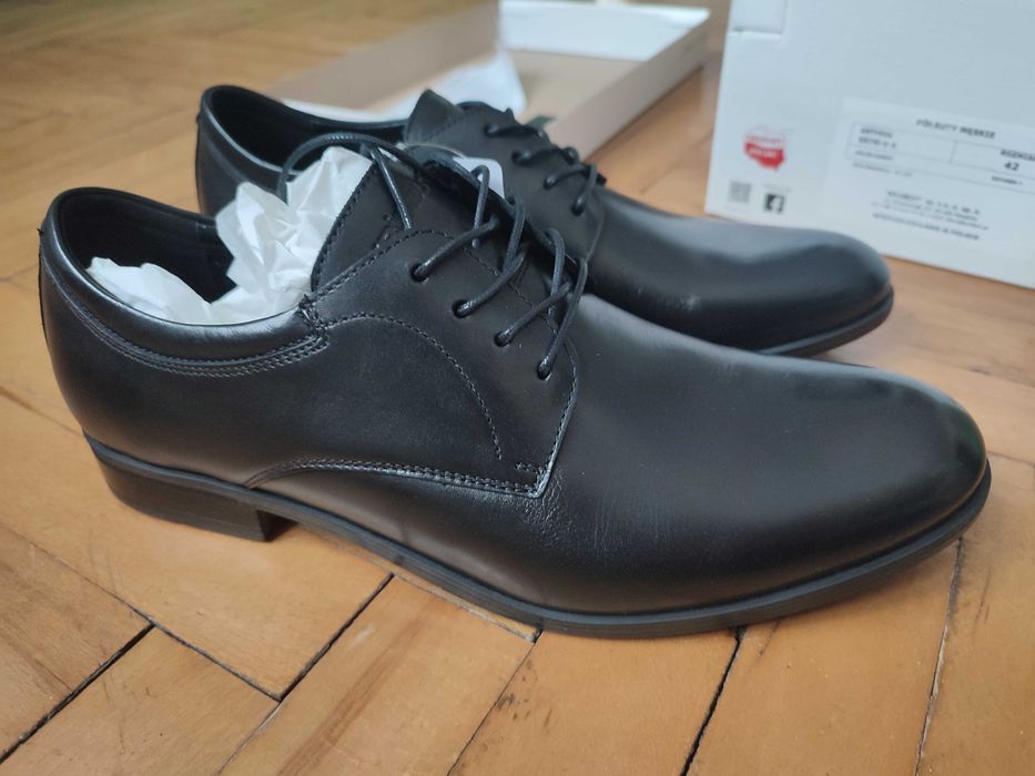 Buty 42 wkładka 27,5cm wyjściowe eleganckie męskie