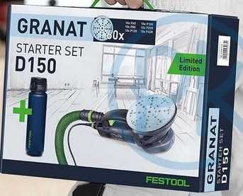 Набор абразивных дисков FESTOOL Granat Ø150мм, 60шт, 6градаций (578131) Новый