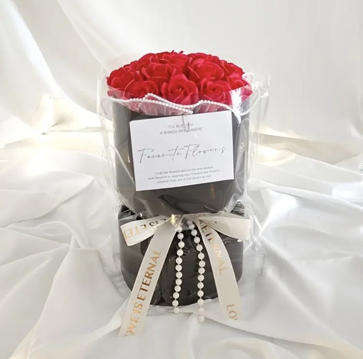 Букети з розами  з мильноі піни. Букет з мила