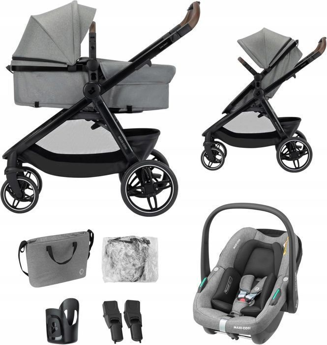 Maxi-Cosi Zelia Select Trio 3w1 – kompletny zestaw od urodzenia
