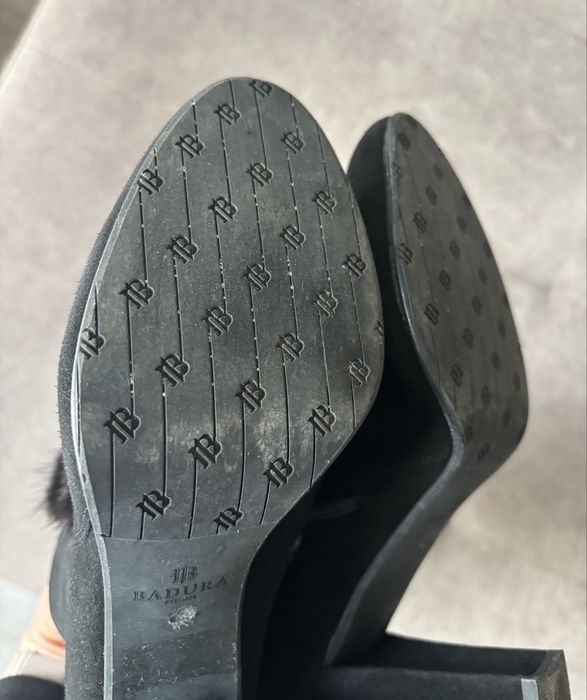 Botki skórzane Badura