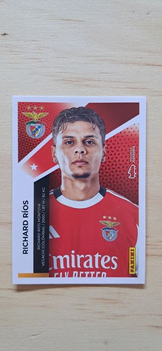 Cromo futebol de Richard Rios(Liga Portuguesa)da Panini