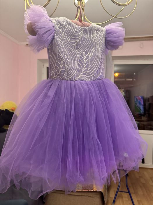 Сукня пишна фіолетова  на зріст 110