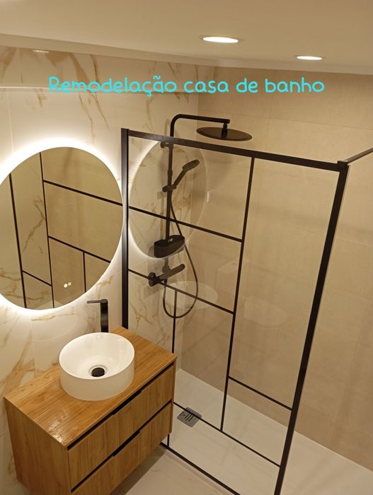 Remodelação casas de banho e cozinhas.