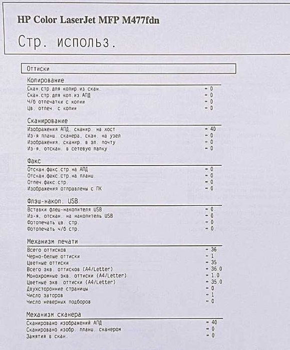 HP CLJ Pro M477fdw Как новый Цветной лазерный принтер сканер копир МФУ