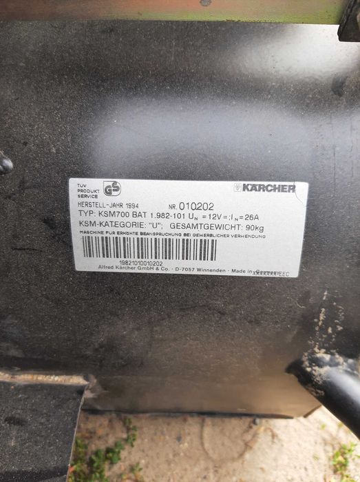 Zamiatarka Karcher KSM 700 BAT do kostki akumulatorowa wysyłka