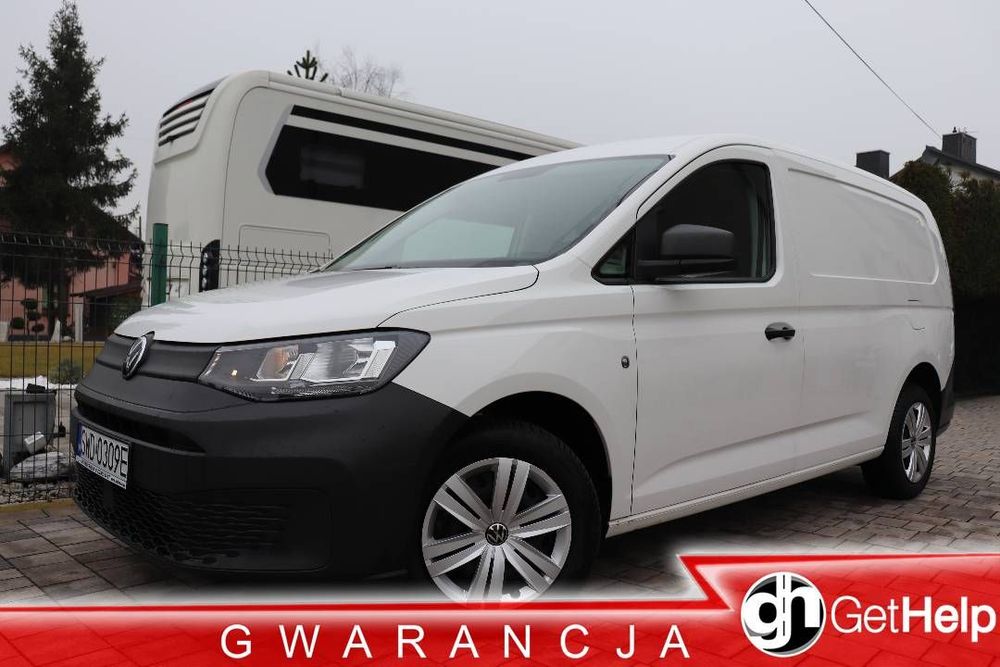 Volkswagen Caddy Maxi  Gwarancja, Faktura VAT 23%, Long, Klima, Hak, Czujniki parkowania