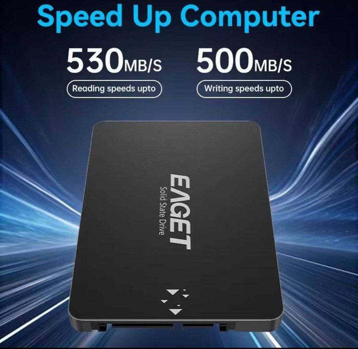 SSD Eaget 120GB  SATA III — До 530MB/s