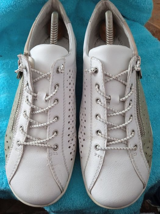Rieker 42 sneakersy skóra naturalna