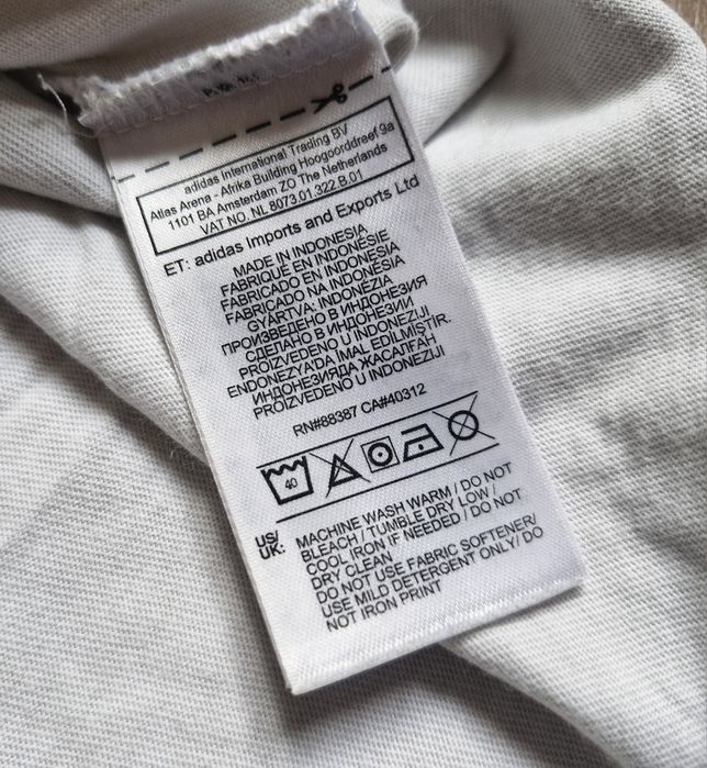 Koszulka * Adidas * Logo * L *