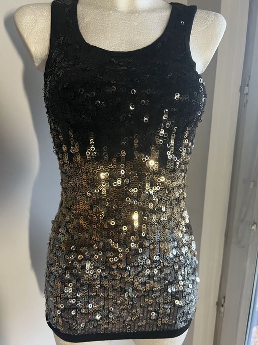 Luksusowy top z cekinami