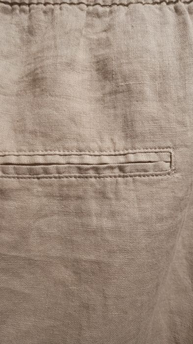 MNG Mango  NOWE  Hiszpańskie luźne spodnie lniane, 100% Len, Roz. 4XL