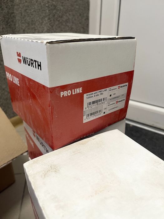 Krążek szlifierski PROLINE wurth 125/8 P80