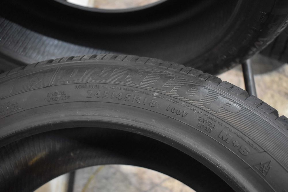 2x 245/45/18 Dunlop Sp Wintersport 3D RSC //WYSYŁKA/GWARANCJA//SPRAWDŹ