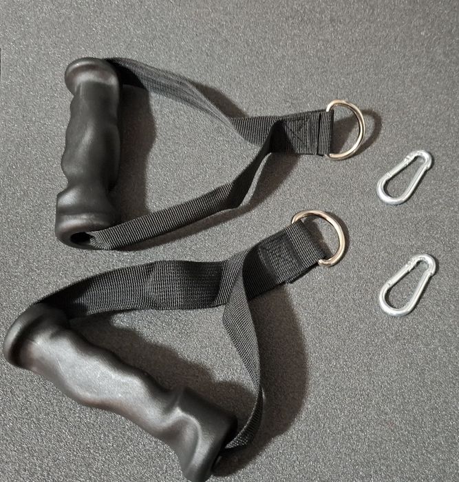 Par de Pegas ergonómicas para puxa, Novo equipamento. cross-over de musculação.