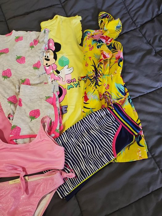 Lote de menina primavera/verão 6/7 anos