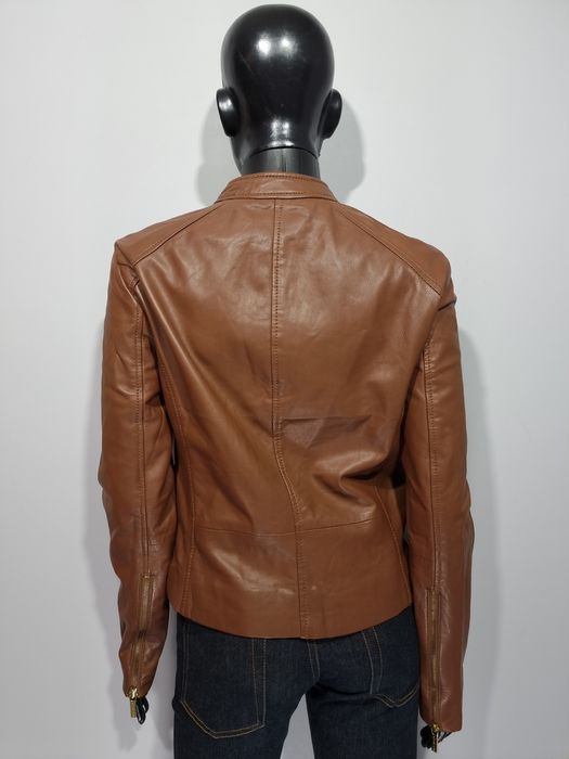 Кожаная куртка натуральная кожа Michael Kors размер S