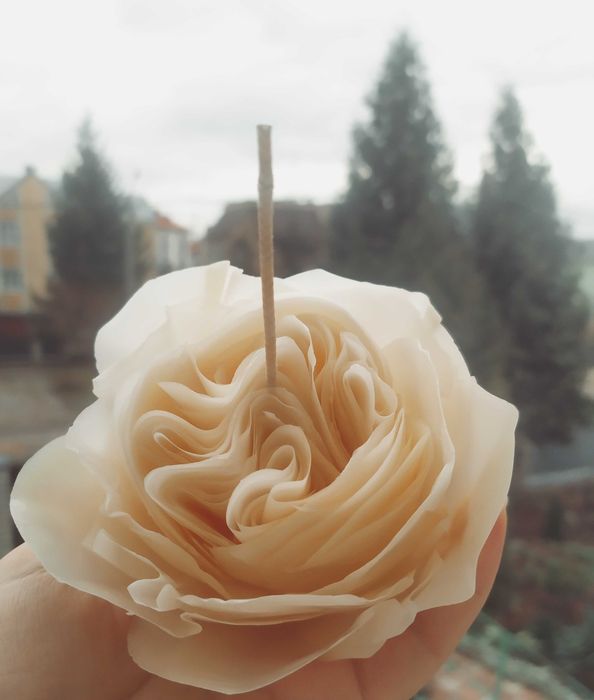 Свічки квіти ручна робота