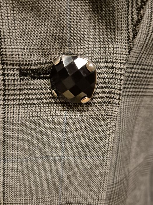 Marynarka w kratę 40