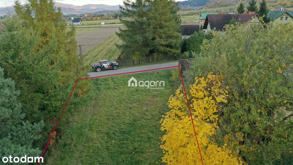 Działka 26ar, widok, spokojne otoczenie, media - Widok 4