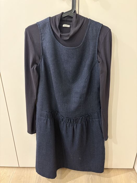 Sukienka wełniana grantowa Esprit M/L i półgolf gratis