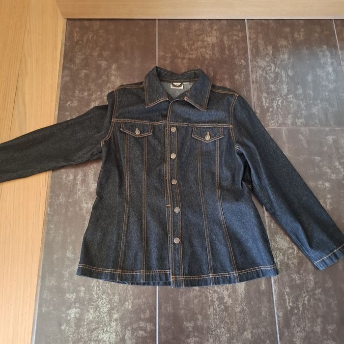 Denimowa bluza czarna