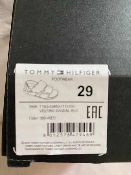 Детские сандали TOMMY HILFIGER