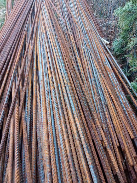 Drut zbrojeniowy #8  plus strzemona transport