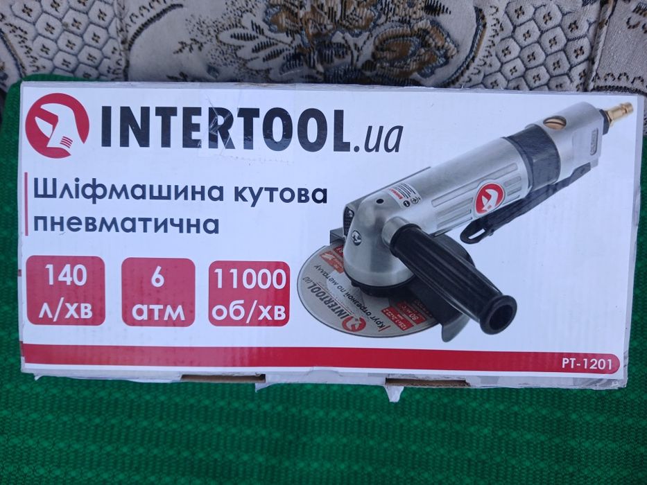 Пневматическая углошлифовальная машинка