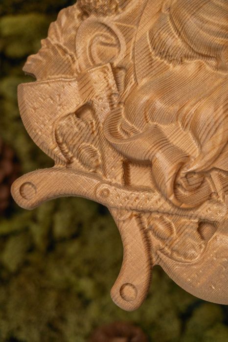 Ozdoby z drewna, drewniane ozdoby na ścianę, dekoracje z drewna, lew