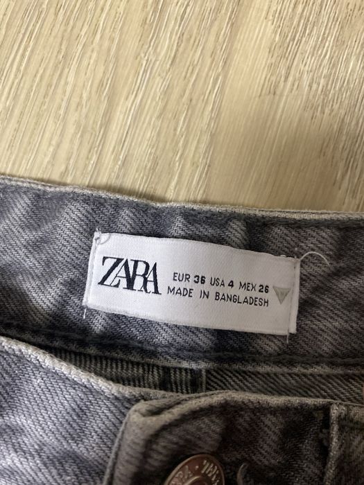 Сірі джинси ZARA,прямі