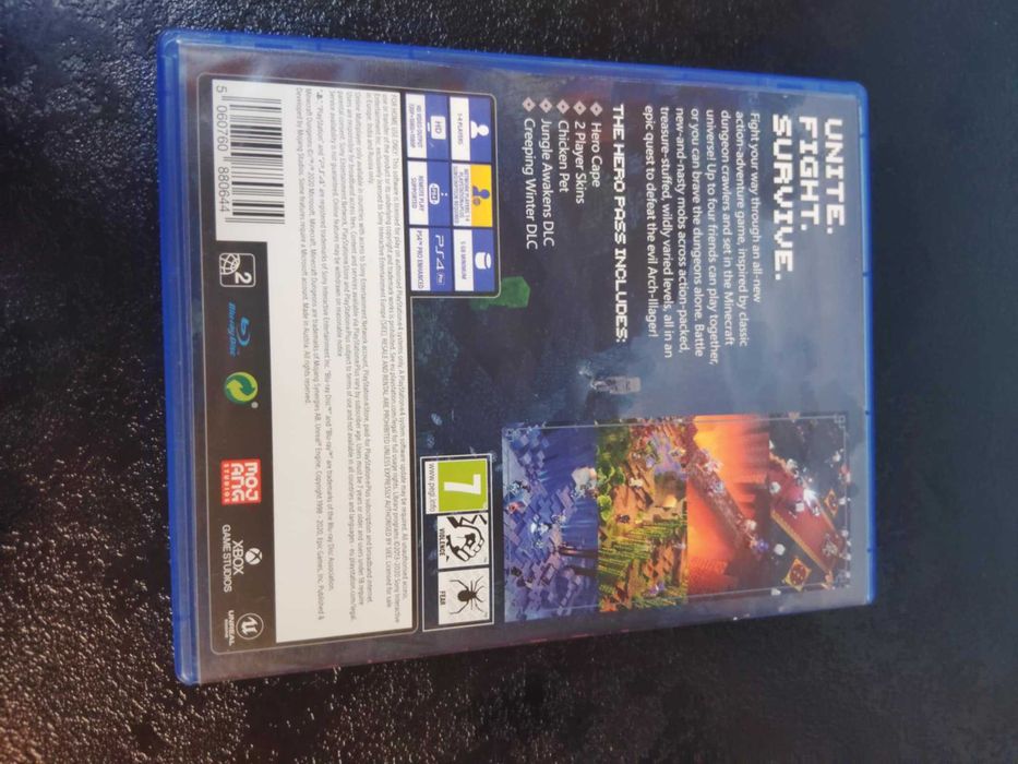 Minecraft Dungeons Hero Edition PS4 Polskie napisy w grze