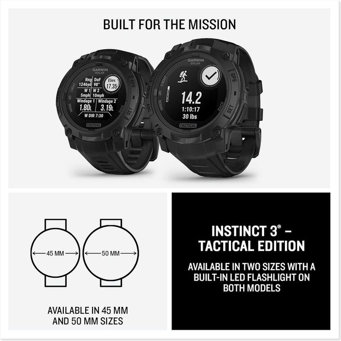Garmin Instinct® 3 Tactical Edition 010-02934-50
