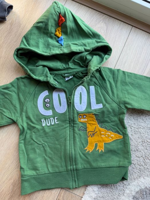 Bluza Cool Club z kapturem rozmiar 86 zielona
