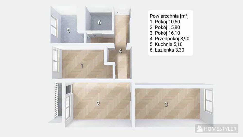 Gliwice, Sikornik – PROMOCJA! 3 pokoje z balkonem, 60 m² DO REMONTU