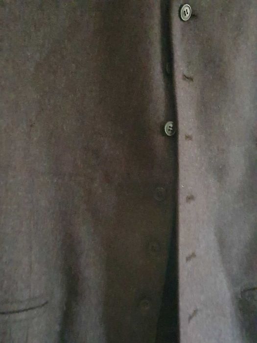 Ciemnoszara kamizelka od garnituru