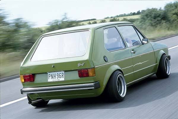 Golf mk1 zderzak chrom tył oryginał vw