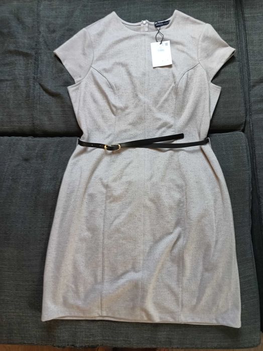 Beżowa sukienka mini rozmiar L/XL Mohito