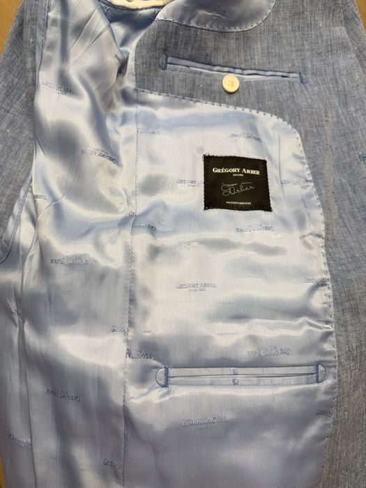 Чоловічий піджак льон