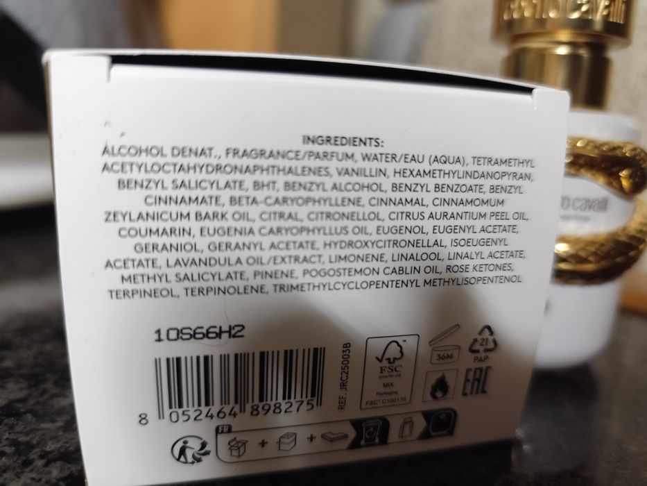 Roberto Cavalli Serpentine, Novo - PORTES GRÁTIS